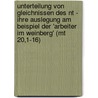 Unterteilung Von Gleichnissen Des Nt - Ihre Auslegung Am Beispiel Der 'Arbeiter Im Weinberg' (Mt 20,1-16) door Frank Bodesohn