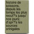 Histoire De Soissons, Depuis Les Temps Les Plus Recul?'s Jusqu' Nos Jours; D'Apr?'s Les Sources Orinigales