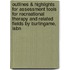 Outlines & Highlights For Assessment Tools For Recreational Therapy And Related Fields By Burlingame, Isbn