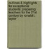 Outlines & Highlights For Exceptional Students: Preparing Teachers For The 21St Century By Ronald L. Taylor