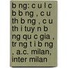 B Ng: C U L C B B Ng , C U Th B Ng , C U Th I Tuy N B Ng Qu C Gia , Tr Ng T I B Ng , A.C. Milan, Inter Milan door Ngu N. Wikipedia