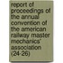 Report Of Proceedings Of The Annual Convention Of The American Railway Master Mechanics' Association (24-26)