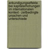 Ankundigungseffekte Bei Kapitalerhohungen Im Internationalen Kontext - Zeitbedingte Ursachen Und Unterschiede door Stevan Bajic