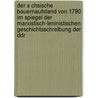 Der S Chsische Bauernaufstand Von 1790 Im Spiegel Der Marxistisch-Leninistischen Geschichtsschreibung Der Ddr door Christian Richter