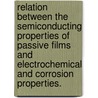 Relation Between The Semiconducting Properties Of Passive Films And Electrochemical And Corrosion Properties. door Scott Peter Harrington