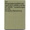 Zur Bergangskonsolidierung Nach Ifrs 3 (2008) Und Ias 27 (2008) " Auswirkungen Auf Die At-Equity-Bilanzierung by Julia Lira-Mayer