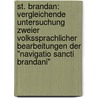 St. Brandan: Vergleichende Untersuchung Zweier Volkssprachlicher Bearbeitungen Der "Navigatio Sancti Brandani" door Fabian Hentschel