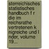 Sterreichisches Statistisches Handbuch F R Die Im Reichsrathe Vertretenen K Nigreiche Und L Nder, Volume 19...