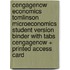 Cengagenow Economics Tomlinson Microeconomics Student Version Binder With Tabs Cengagenow + Printed Access Card