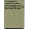 Der Hintergrund Volkswirtschaftlicher Steuerungsinstrumente: Schulkritische Theorie Und Historische Schulkritik by T. Burgstein