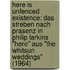 Here Is Unfenced Existence: Das Streben Nach Prasenz In Philip Larkins "Here" Aus "The Whitsun Weddings" (1964)