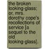 The Broken Looking-Glass; Or, Mrs. Dorothy Cope's Recollections Of Service [A Sequel To The Old Looking-Glass].