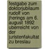 Festgabe Zum Doktorjubilaum Rudolf Von Jherings Am 6. August 1892 Uberreicht Von Der Juristenfakultat Zu Breslau