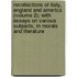 Recollections Of Italy, England And America (Volume 2); With Essays On Various Subjects, In Morals And Literature