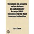 Questions And Answers On Law (Volume 2); Alphabetically Arranged. With References To The Most Approved Authorities