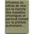 Influence Du Climat De Nice Sur La Marche Des Maladies Chroniques Et Particuli Rement Sur La Phthisie Pulmonaire...
