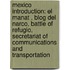 Mexico Introduction: El Manat , Blog Del Narco, Battle Of Refugio, Secretariat Of Communications And Transportation