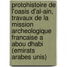 Protohistoire De L'Oasis D'Al-Ain, Travaux De La Mission Archeologique Francaise A Abou Dhabi (Emirats Arabes Unis) door B. Vogt
