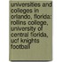 Universities And Colleges In Orlando, Florida: Rollins College, University Of Central Florida, Ucf Knights Football