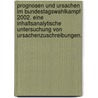 Prognosen Und Ursachen Im Bundestagswahlkampf 2002. Eine Inhaltsanalytische Untersuchung Von Ursachenzuschreibungen. door Christian Rell