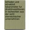 Leitfaden Und Attraktivit Tsbarometer Fur Direktinvestitionen In Tschechien Aus Der Sicht Sterreichischer Unternehmen door Vera Roth