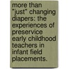 More Than "Just" Changing Diapers: The Experiences Of Preservice Early Childhood Teachers In Infant Field Placements. door Lisa Marie Pow Beck
