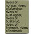 Rivers Of Norway: Rivers Of Akershus, Rivers Of Aust-Agder, Rivers Of Buskerud, Rivers Of Finnmark, Rivers Of Hedmark