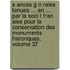 S Ances G N Rales Tenues ... En ... Par La Soci T Fran Aise Pour La Conservation Des Monuments Historiques, Volume 37