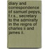 Diary And Correspondence Of Samuel Pepys, F.r.s., Secretary To The Admiralty In The Reigns Of Charles Ii And James Ii.