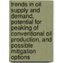 Trends In Oil Supply And Demand, Potential For Peaking Of Conventional Oil Production, And Possible Mitigation Options