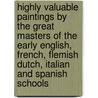 Highly Valuable Paintings By The Great Masters Of The Early English, French, Flemish Dutch, Italian And Spanish Schools door Theron J. Blakeslee