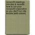 Nonprofit Meetings, Minutes & Records: How To Run Your Nonprofit Corporation So You Don't Run Into Trouble [With Cdrom]