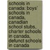 Schools In Canada: Boys' Schools In Canada, Canadian School Stubs, Charter Schools In Canada, Defunct Schools In Canada