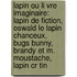 Lapin Ou Li Vre Imaginaire: Lapin De Fiction, Oswald Le Lapin Chanceux, Bugs Bunny, Brandy Et M. Moustache, Lapin Cr Tin