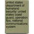 United States Department Of Homeland Security: United States Coast Guard, Operation Tips, National Communications System