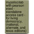 Mypoliscilab With Pearson Etext - Standalone Access Card - For Living Democracy, (National, Alternate, And Texas Editions)