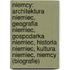 Niemcy: Architektura Niemiec, Geografia Niemiec, Gospodarka Niemiec, Historia Niemiec, Kultura Niemiec, Niemcy (Biografie)