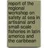 Report Of The Regional Workshop On Safety At Sea In Artisanal And Small-Scale Fisheries In Latin America And The Caribbean