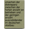 Ursachen Der Diskrepanz Zwischen Der Hohen Anzahl An Betrieben Und Der Geringen Anzahl Auszubildender Im Deutschen Obstbau door Harm S. Nksen