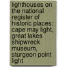 Lighthouses On The National Register Of Historic Places: Cape May Light, Great Lakes Shipwreck Museum, Sturgeon Point Light door Source Wikipedia