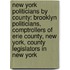 New York Politicians By County: Brooklyn Politicians, Comptrollers Of Erie County, New York, County Legislators In New York