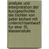 Analyse Und Interpretation Der Kurzgeschichte Die Tochter Von Peter Bichsel Mit Unterrichtsentwurf Fur Eine 10. Klassenstufe