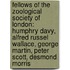 Fellows Of The Zoological Society Of London: Humphry Davy, Alfred Russel Wallace, George Martin, Peter Scott, Desmond Morris