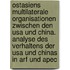 Ostasiens Multilaterale Organisationen Zwischen Den Usa Und China. Analyse Des Verhaltens Der Usa Und Chinas In Arf Und Apec