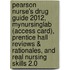 Pearson Nurse's Drug Guide 2012, Mynursinglab (Access Card), Prentice Hall Reviews & Rationales, And Real Nursing Skills 2.0