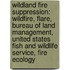 Wildland Fire Suppression: Wildfire, Flare, Bureau Of Land Management, United States Fish And Wildlife Service, Fire Ecology