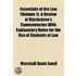 Essentials Of The Law (Volume 1); A Review Of Blackstone's Commentaries With Explanatory Notes For The Use Of Students At Law