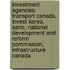 Investment Agencies: Transport Canada, Invest Korea, Sario, National Development And Reform Commission, Infrastructure Canada