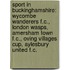 Sport In Buckinghamshire: Wycombe Wanderers F.C., London Wasps, Amersham Town F.C., Oving Villages Cup, Aylesbury United F.C.