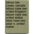 Labour Law Cases: Canada Labour Case Law, United Kingdom Labour Case Law, United States Labor Case Law, Adair V. United States